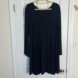 Point Zero long sleeve black dress size 1x